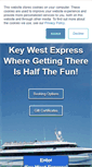 Mobile Screenshot of keywestexpress.net